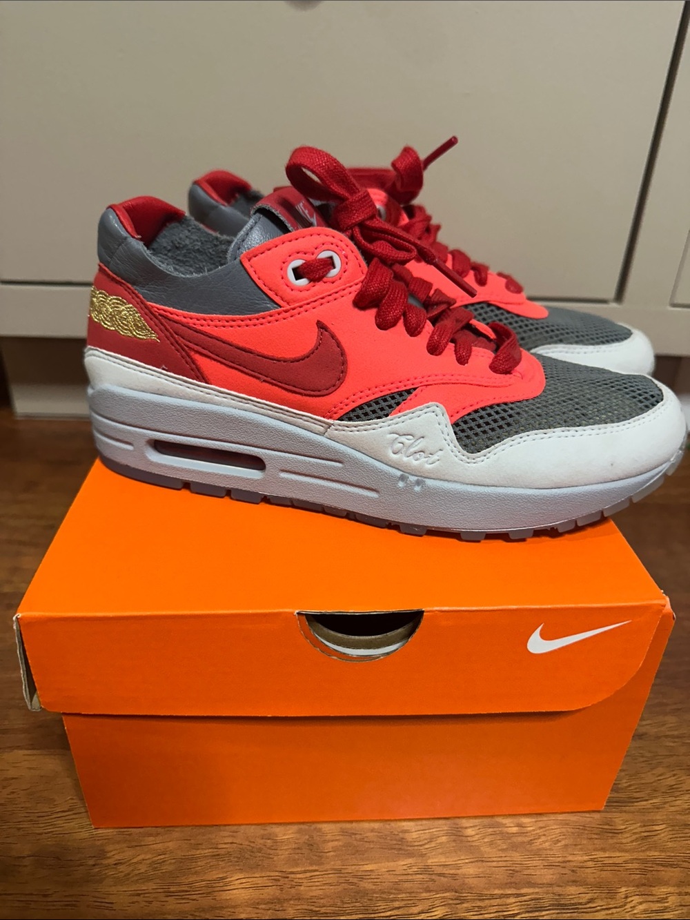 Nike Air Max 1 CLOT Kiss of Death Solar Red